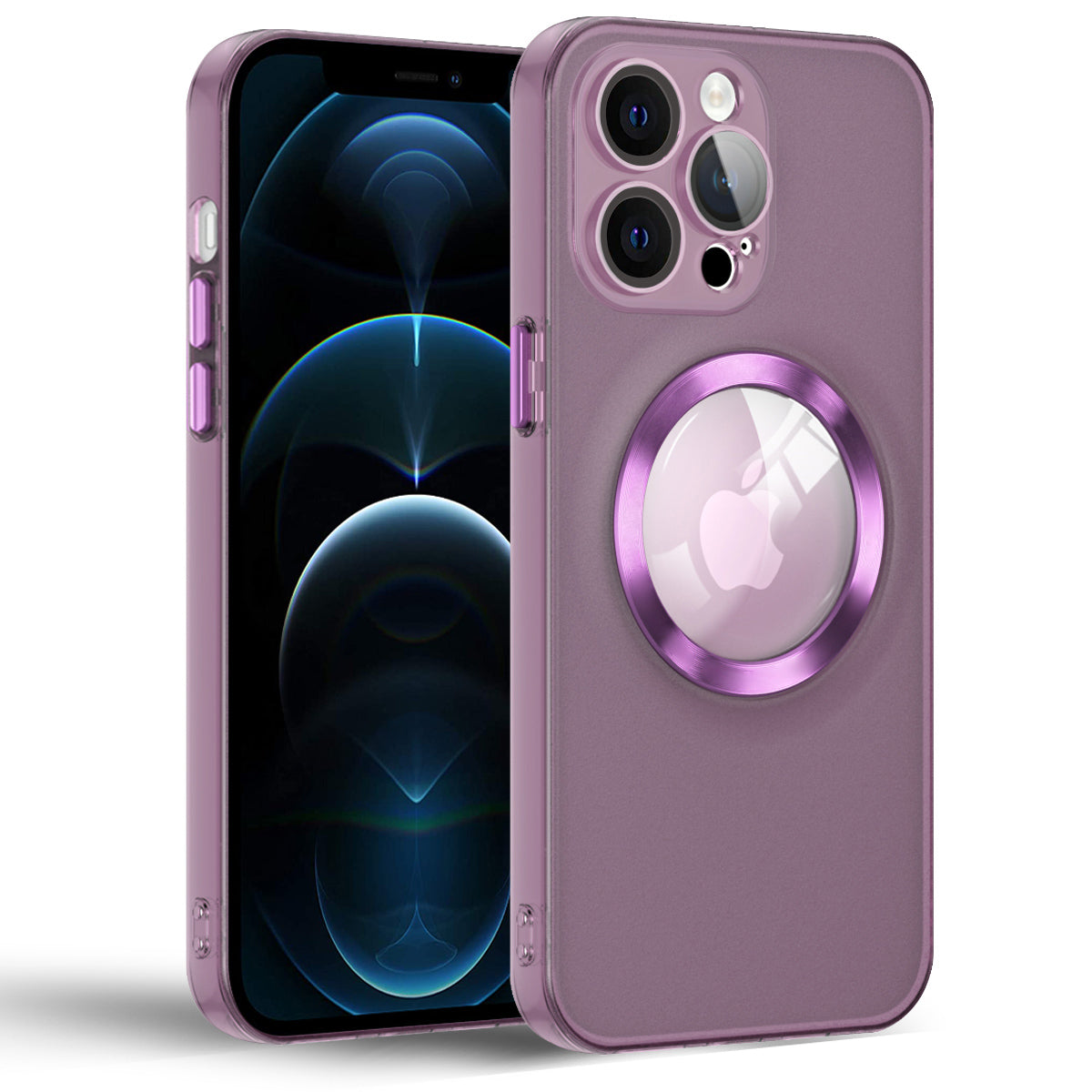 Magnetic Phone Case for iPhone 12 Pro Max 6.7 inch PU Leather Coated TPU Protective Cover with Glass Lens Film Magnetic Phone Case for iPhone 12 Pro Max 6.7 inch PU Leather Coated TPU Protective Cover with Glass Lens Film